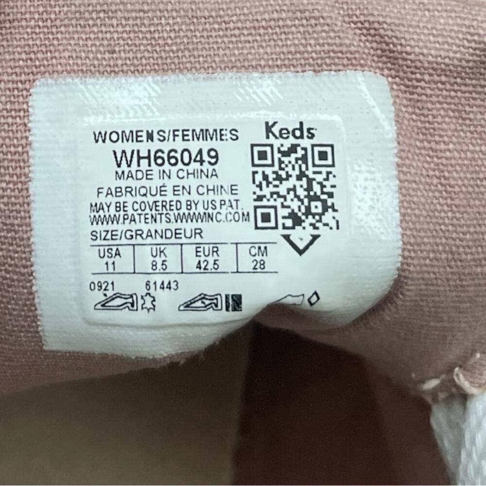 Keds Jump Kick Duo Perf Suede Size 11 Mauve Chunky Sneaker Preppy - Picture 12 of 12